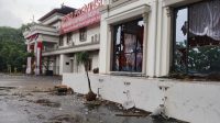 Kerusakan gedung DPRD Provinsi Jambi pasca demo