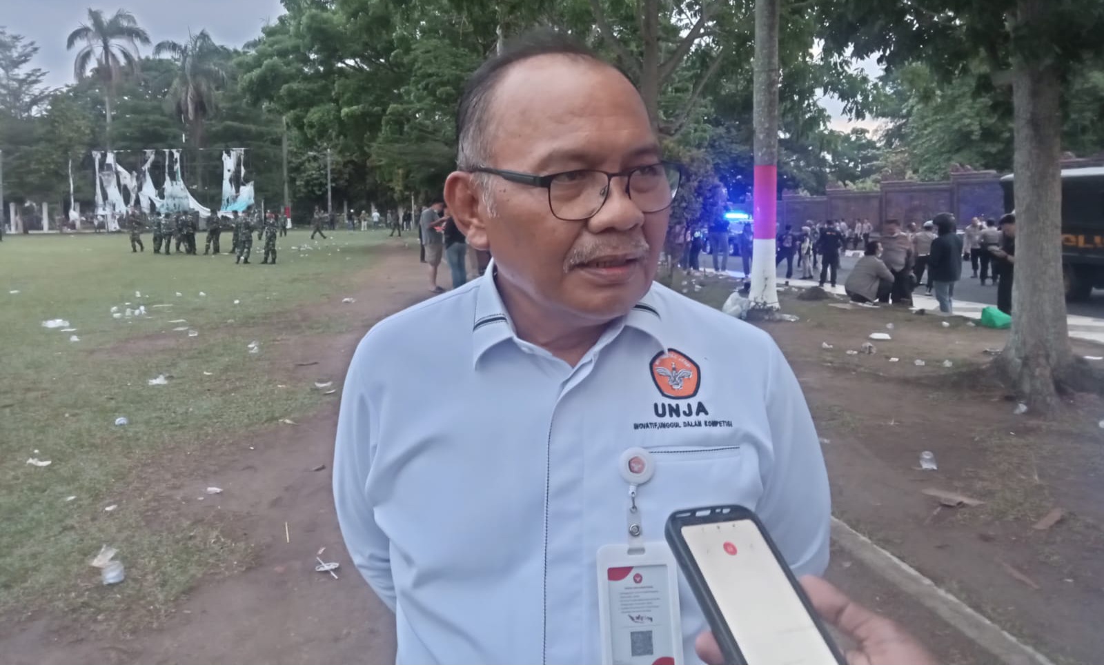 Wakil Rektor III Bidang Kemahasiswaan dan Alumni, Prof. Fauzi Syam