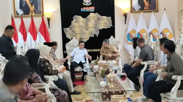 Gubernur Jambi menerima Audiensi dari PT Hutama Karya
