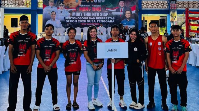 Tujuh Atlet Muaythai Jambi ikut Kejurnas di Lombok NTB
