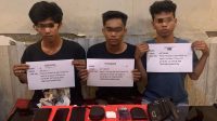 Tiga orang bandar dan pengedar narkotika diamankan Satresnarkoba Polresta Jambi