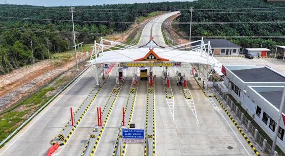 Ruas jalan tol Tempino-Simpang Ness
