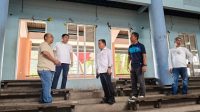 Gubernur Jambi Al Haris meninjau kondisi GOR Kota Baru Jambi bersama Dinas PUPR dan Dispora Provinsi Jambi