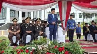 Ketua DPRD Provinsi Jambi, M Hafiz Fattah membacakan Ikrar Kesaktian Pancasila