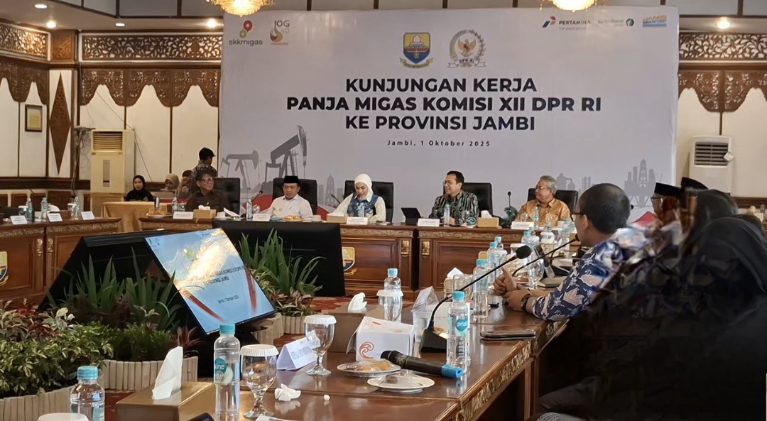 Guberur Jambi Al Harus sambut kunjungan Kerja Komisi Xll DPR RI yang dipimpin Putri Zulkifli Hasan