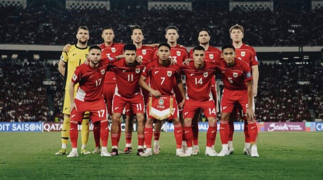 Skuad timnas Indonesia (poto: @maartenpaes)