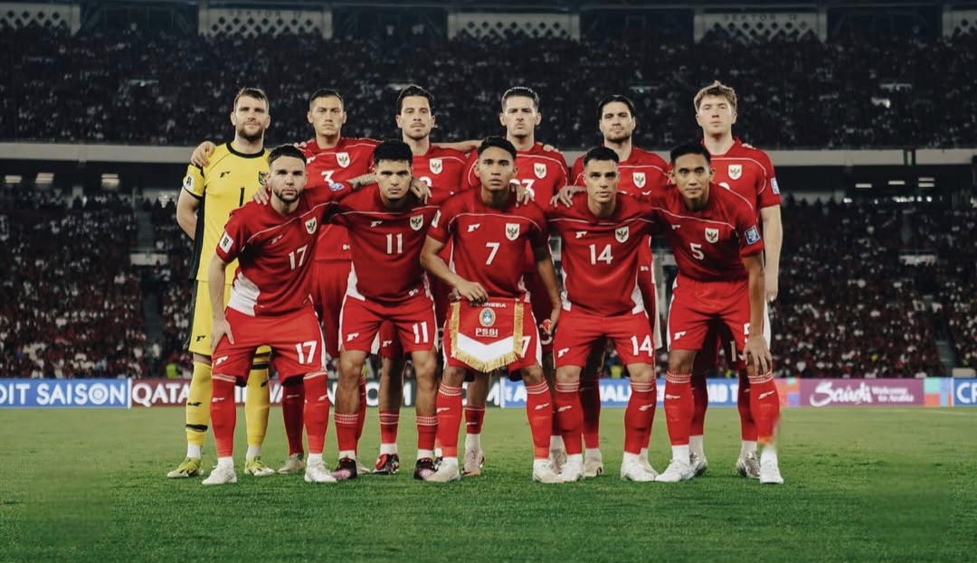 Skuad timnas Indonesia (poto: @maartenpaes)
