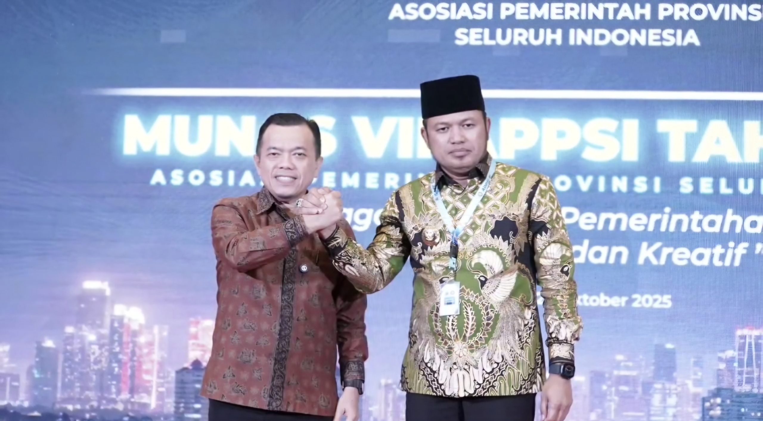 Gubernur Jambi, Al Haris serahkan kepemimpinan APPSI kepada Gubernur Kalimantan Timur Rudy Mas’ud