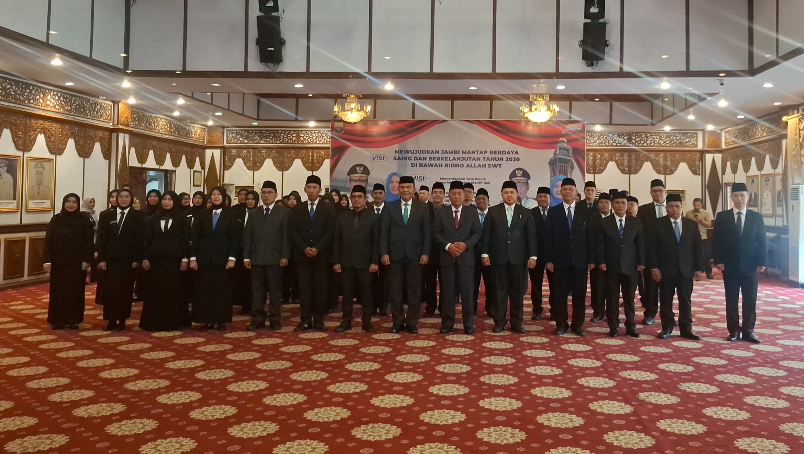 Daftar nama dan jabatan eselon yang dilantik Wakil Gubernur Jambi Abdullah Sani