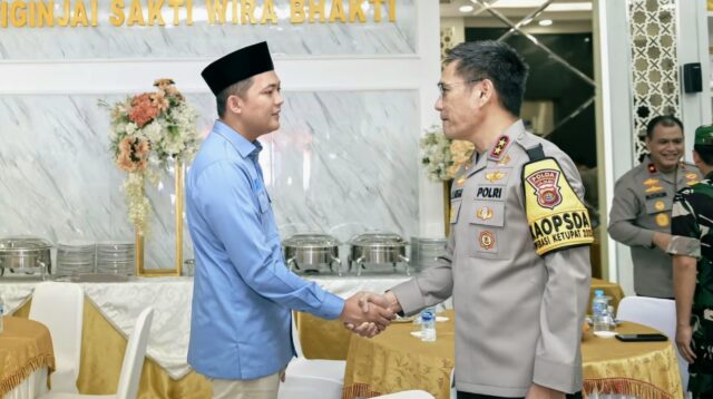 Ketua DPRD Provinsi Jambi, M Hafiz Fattah bersama Kapolda Jambi, Irjen Pol Krisno H Siregar