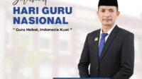Afuan Yuza Putra mengucapkan selamat Hari Guru Nasional tahun 2025