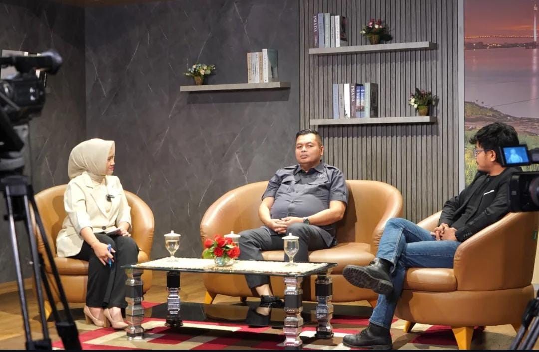 Ketua DPRD Kota Jambi, Kemas Faried Alfarelly jadi narasumber di televisi nasional
